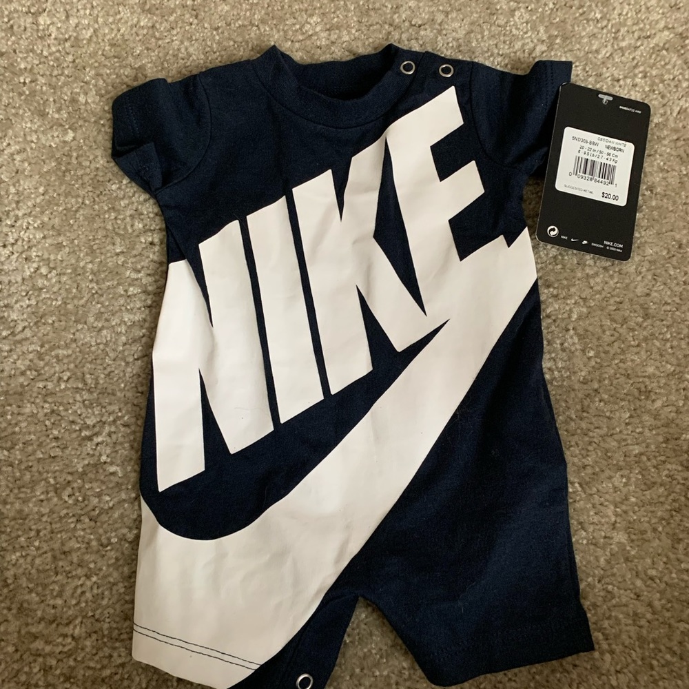 Nike Nike Futura Newborn Romper (NWT)